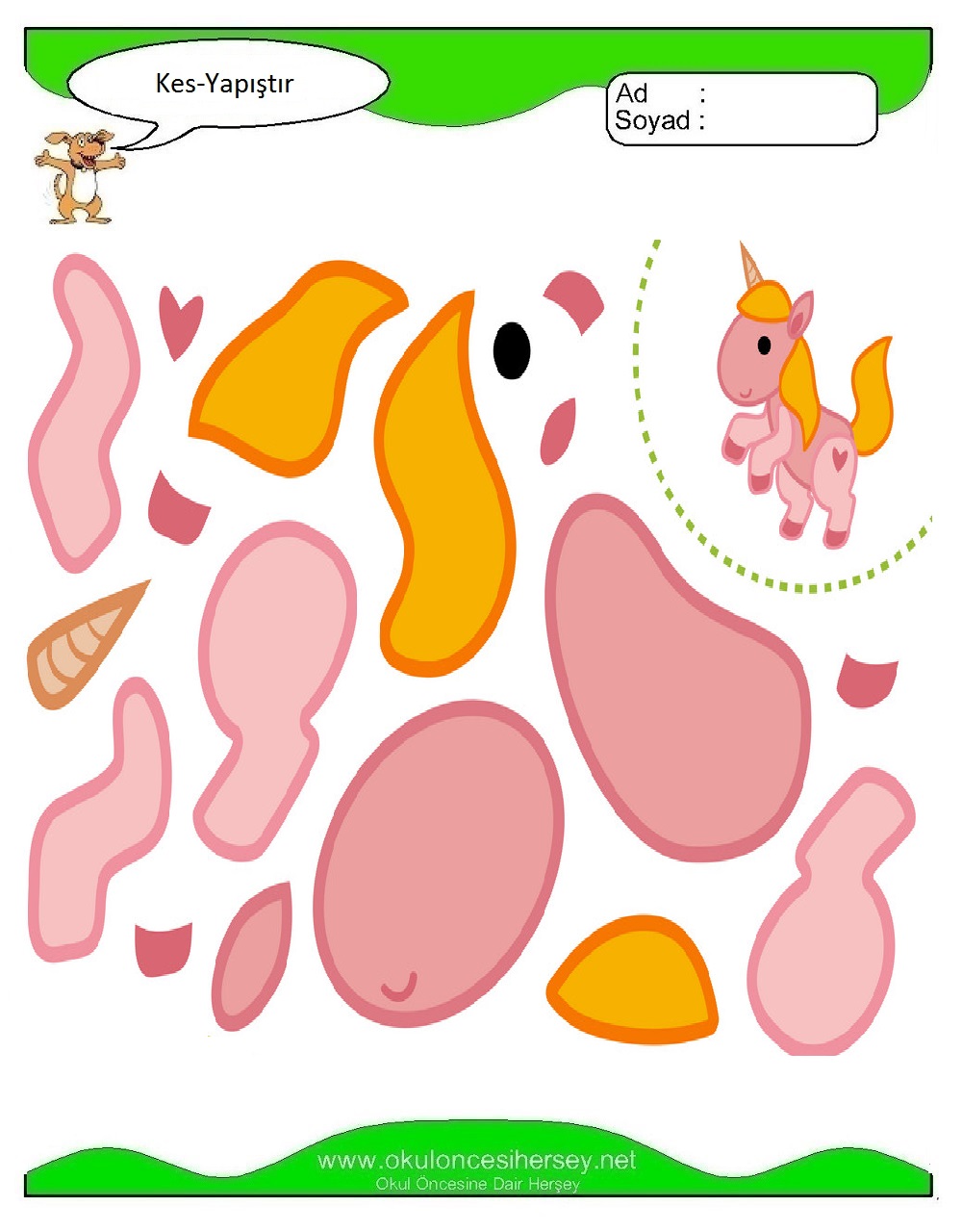 Kes Yapıştır Çalışmaları