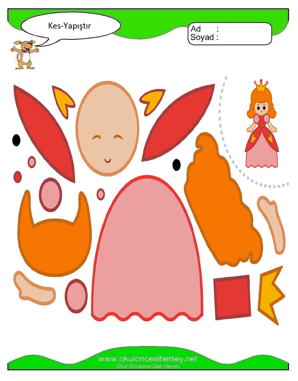 Kes Yapıştır Çalışmaları