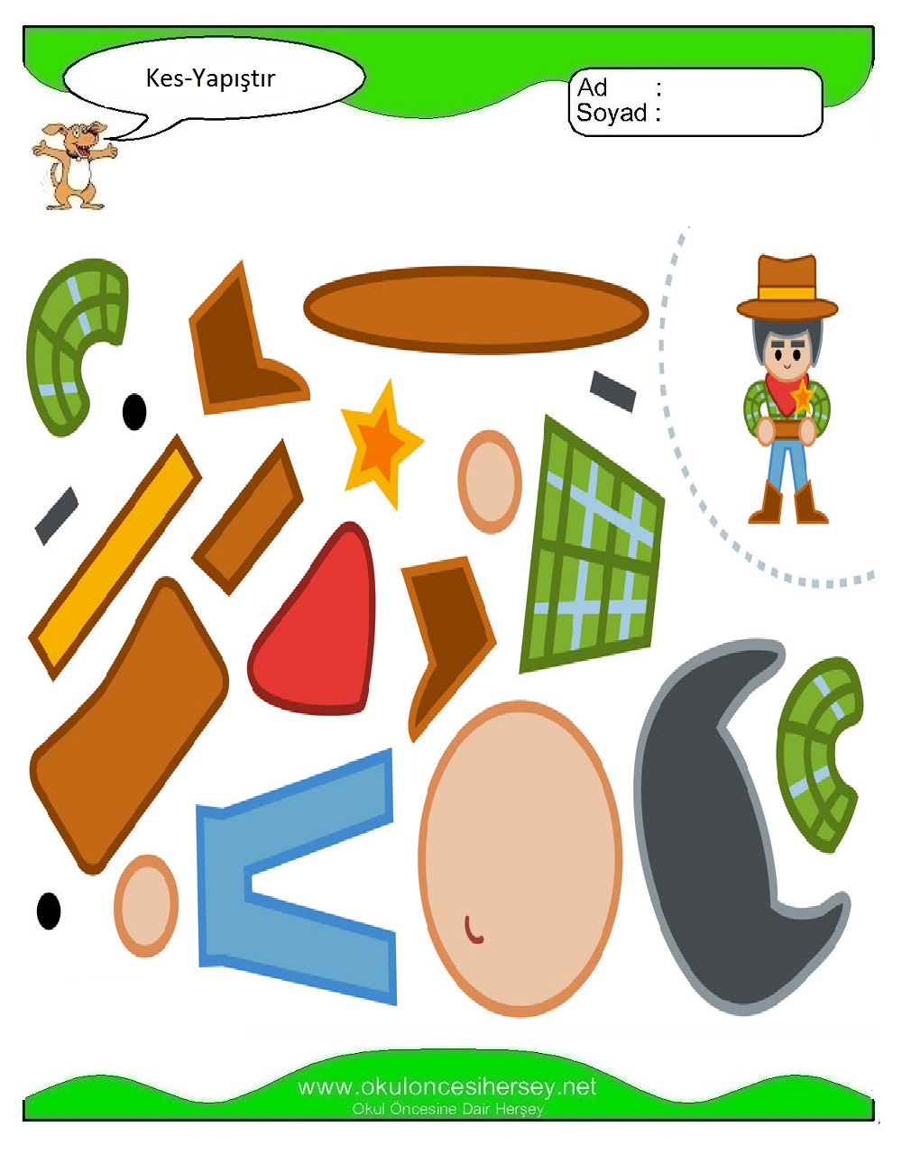 Kes Yapıştır Çalışmaları