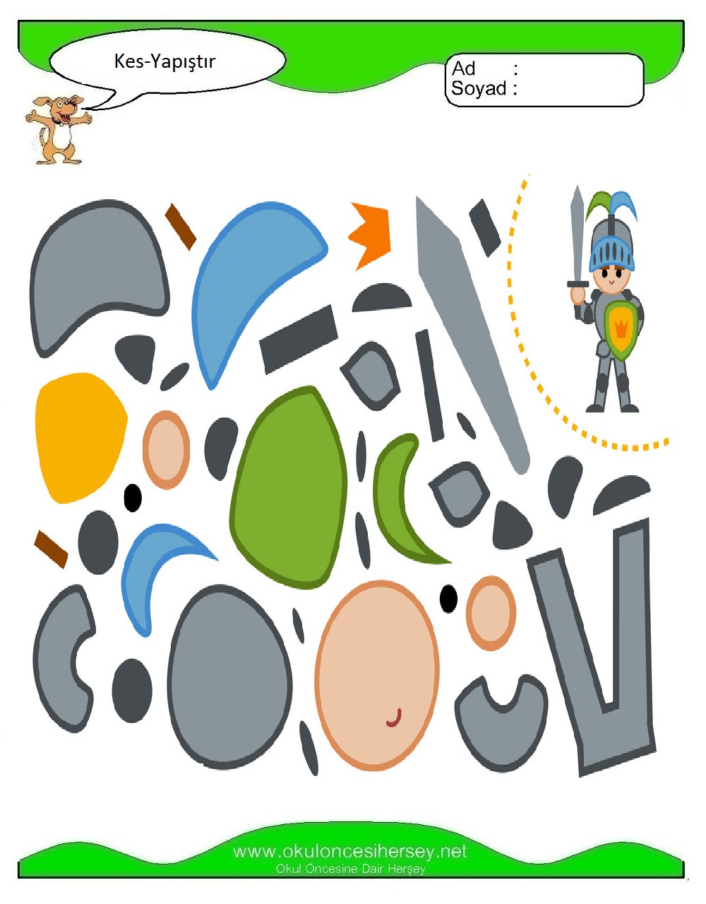 Kes Yapıştır Çalışmaları