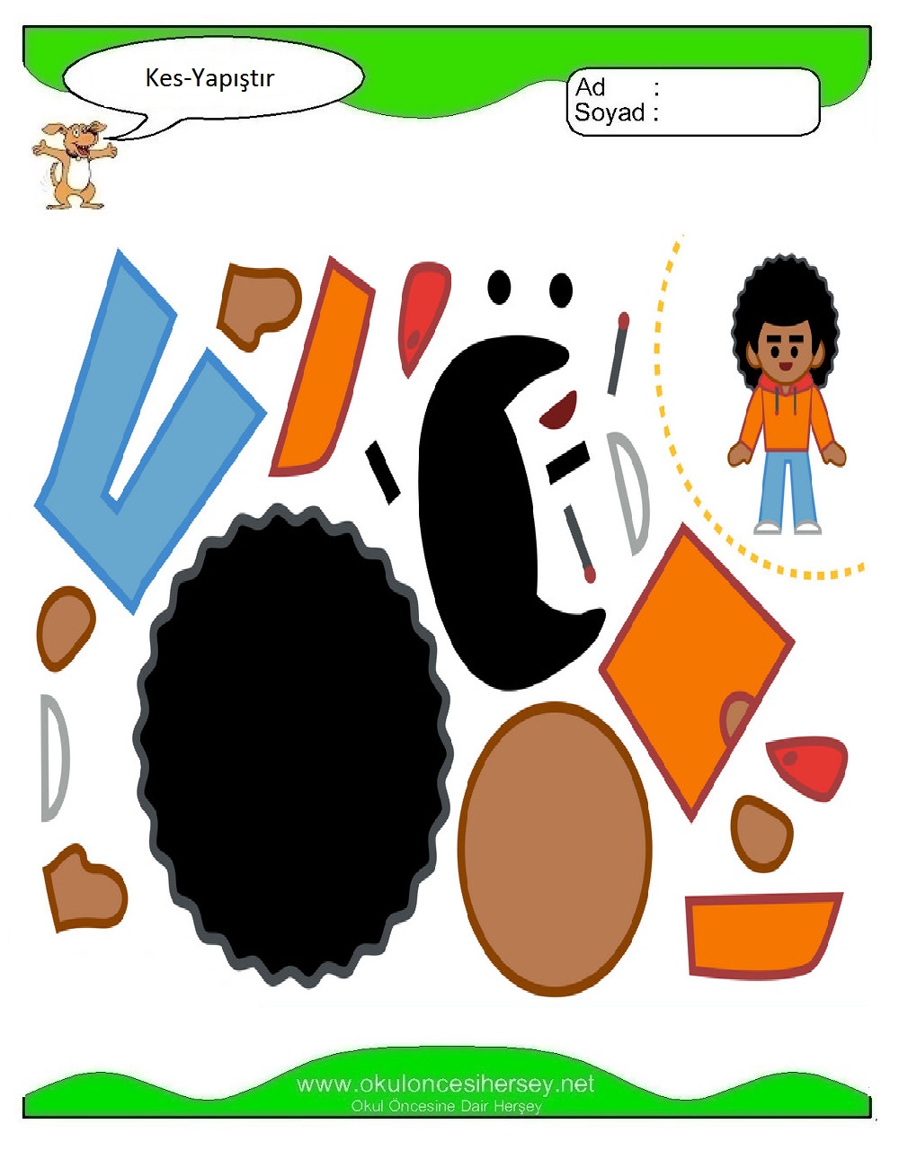 Kes Yapıştır Çalışmaları