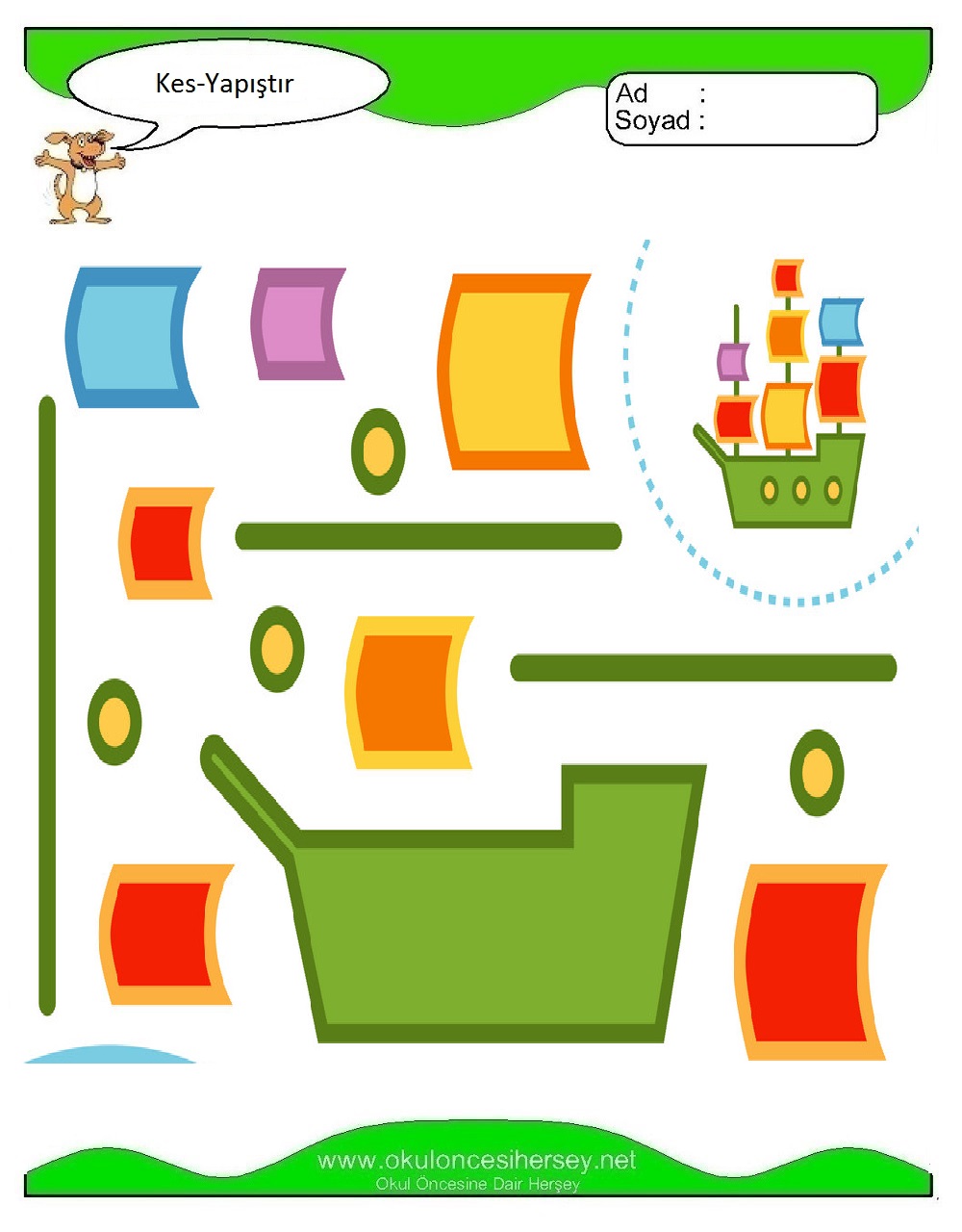 Kes Yapıştır Çalışmaları