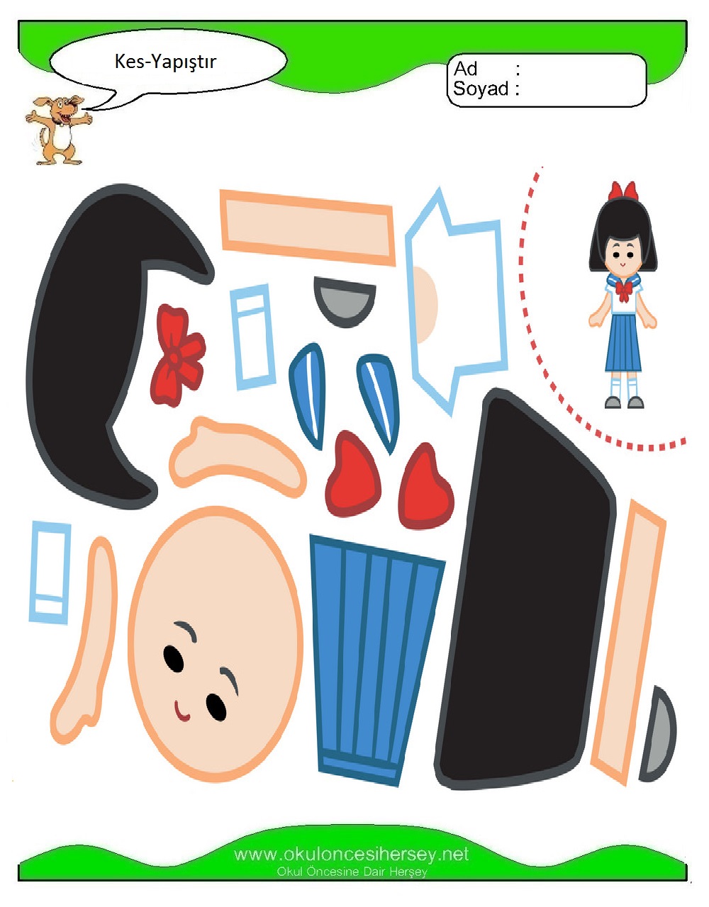 Kes Yapıştır Çalışmaları