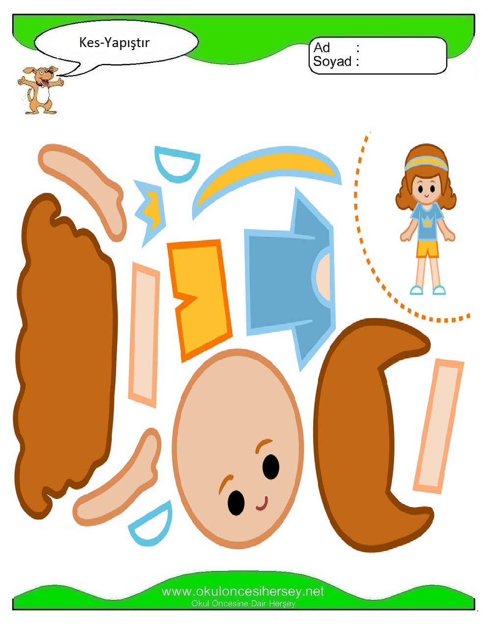 Kes Yapıştır Çalışmaları