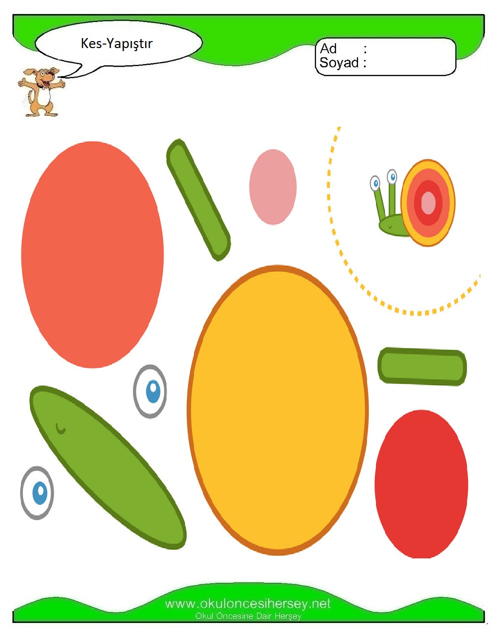 Kes Yapıştır Çalışmaları