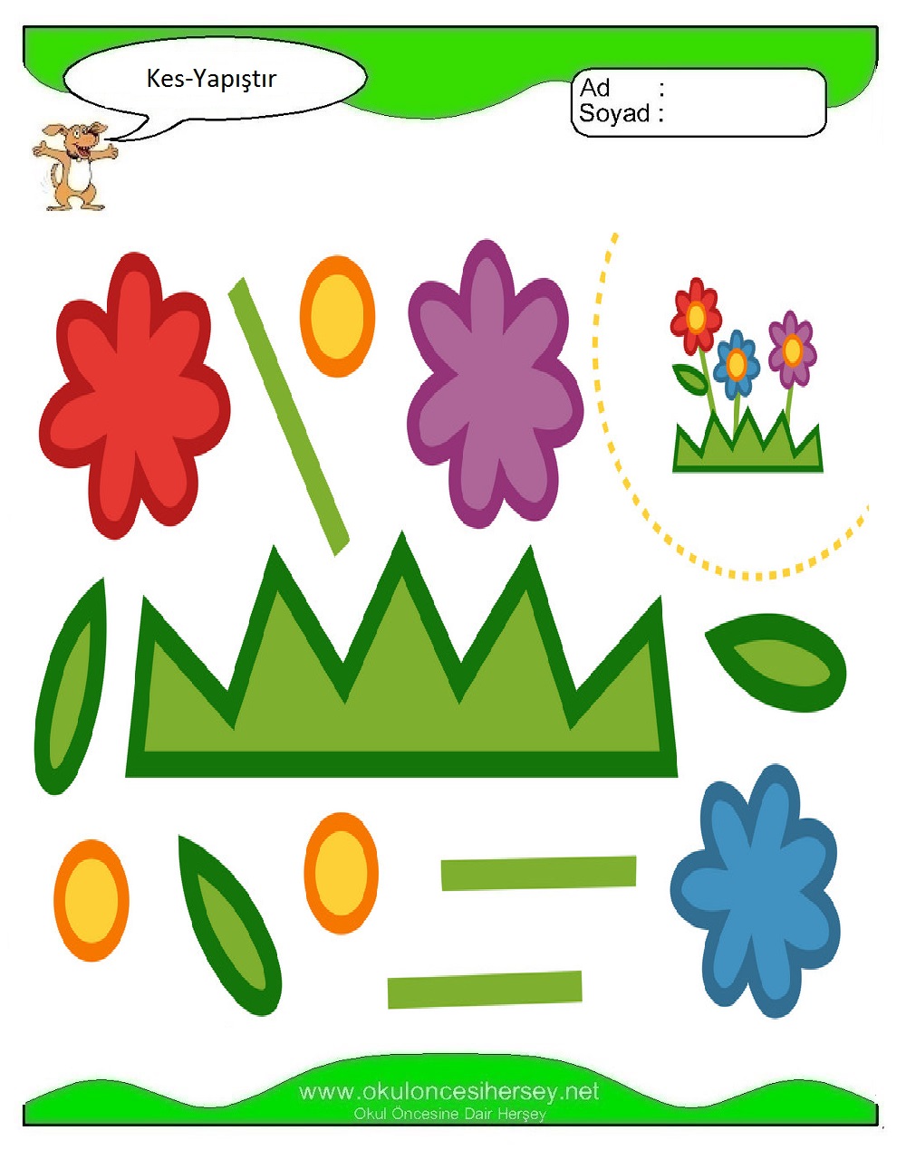 Kes Yapıştır Çalışmaları