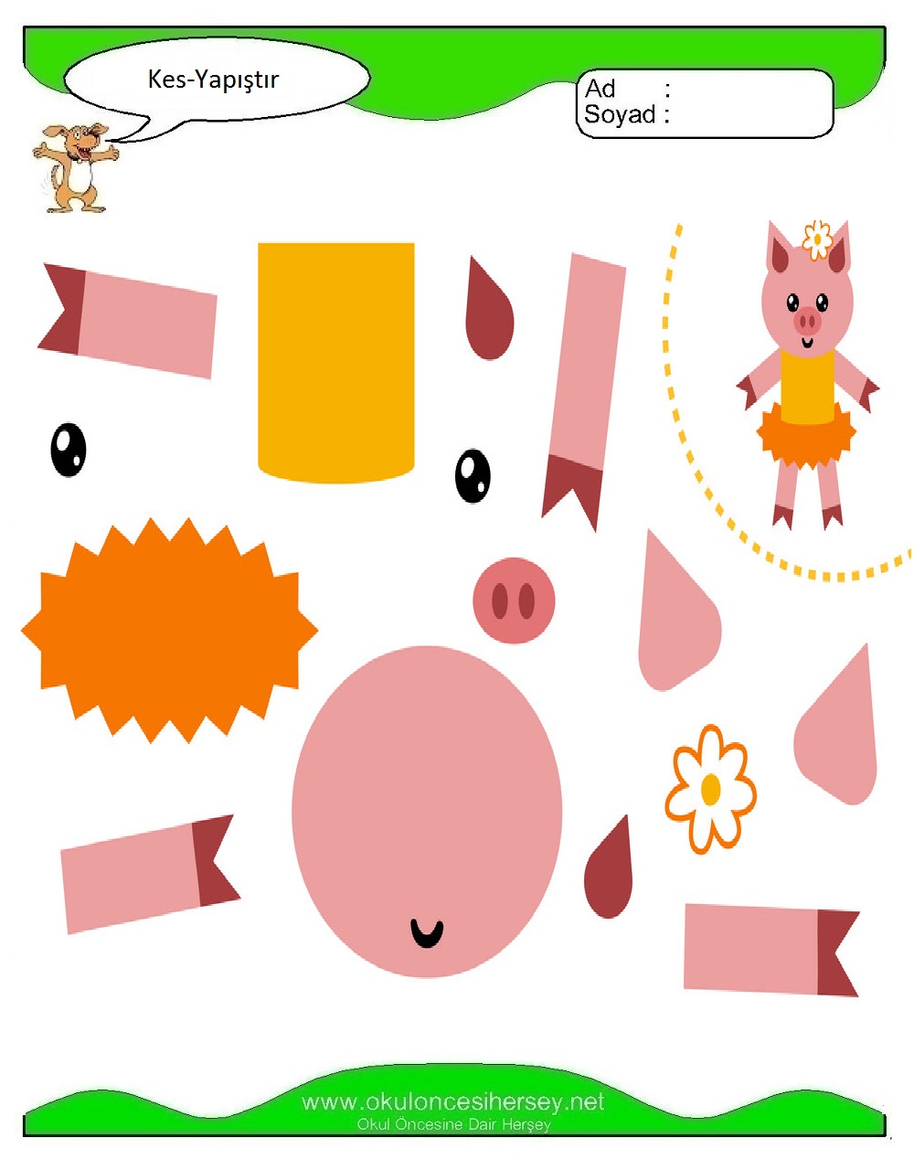 Kes Yapıştır Çalışmaları