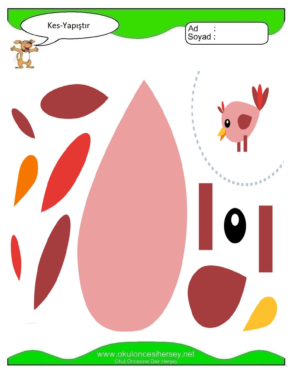 Kes Yapıştır Çalışmaları