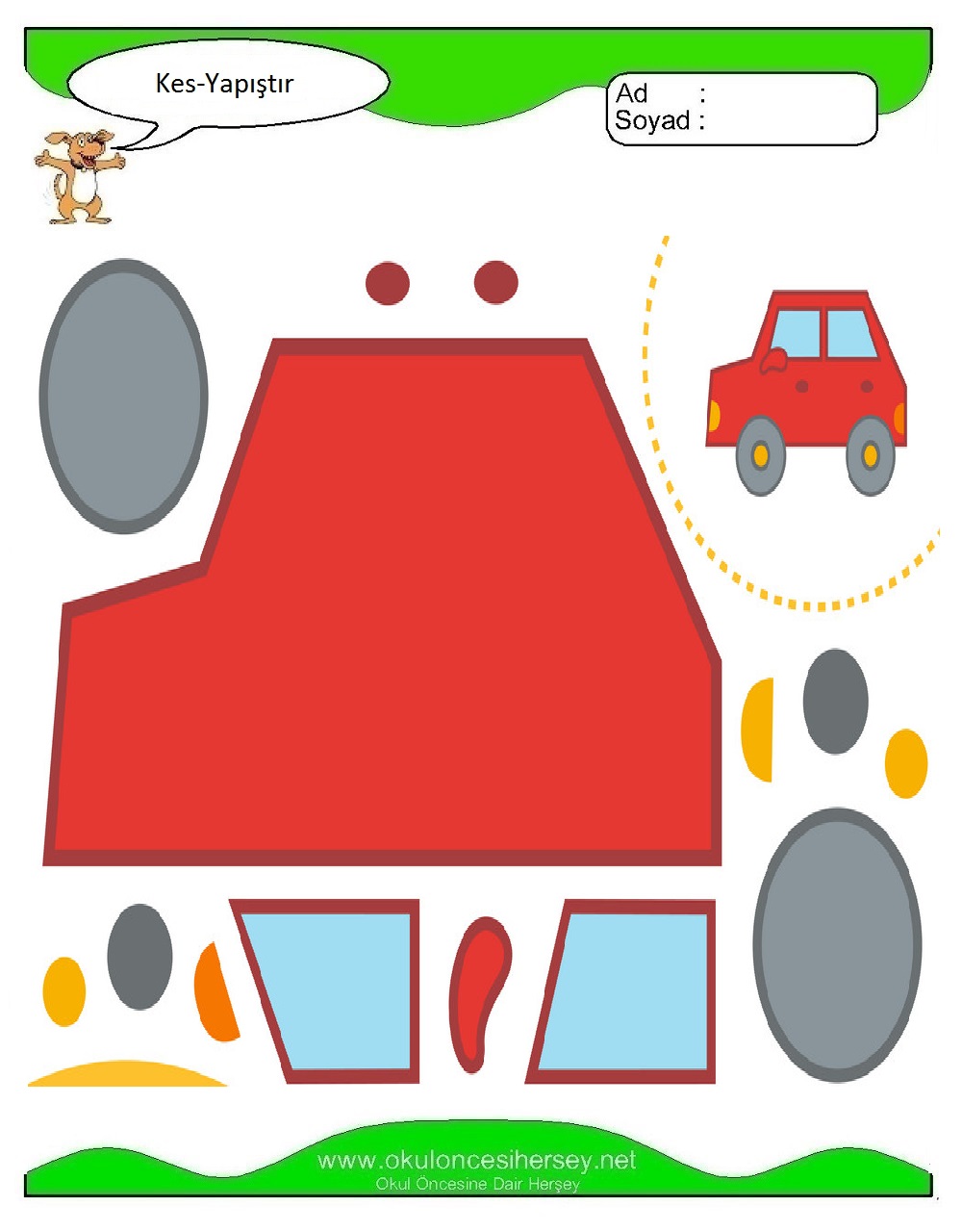 Kes Yapıştır Çalışmaları