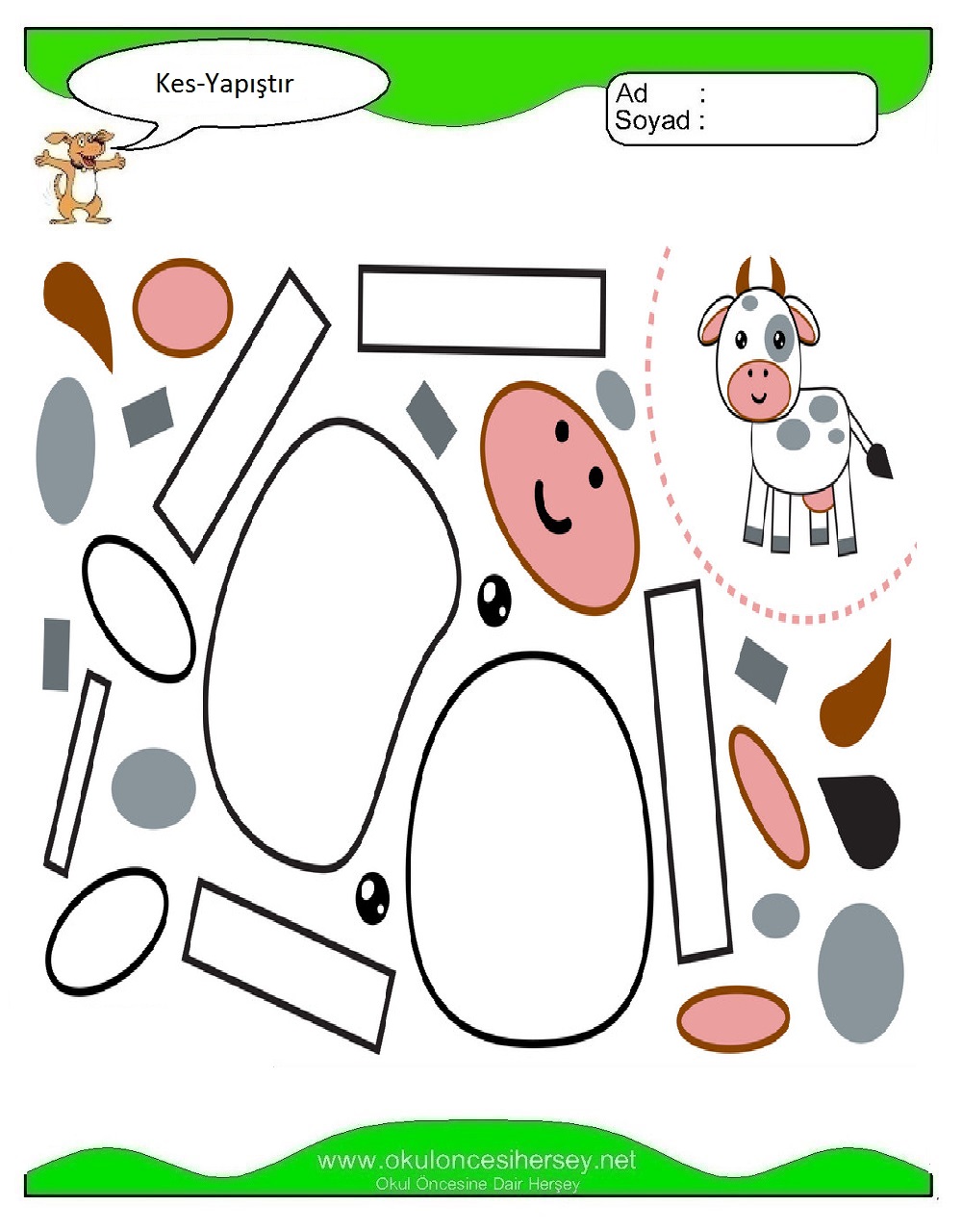 Kes Yapıştır Çalışmaları