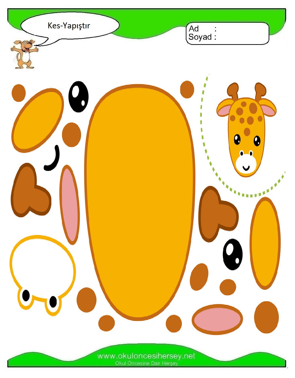 Kes Yapıştır Çalışmaları