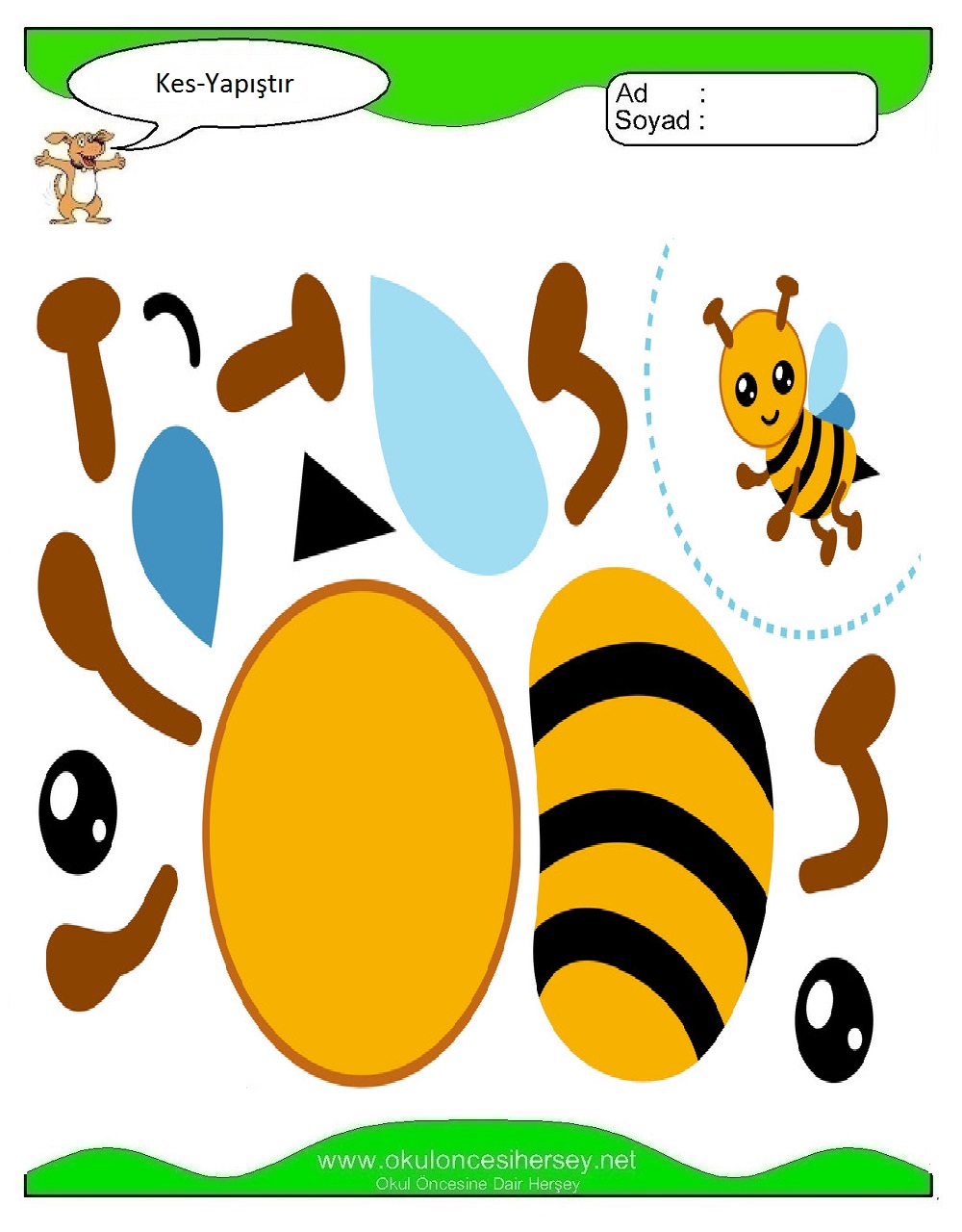 Kes Yapıştır Çalışmaları