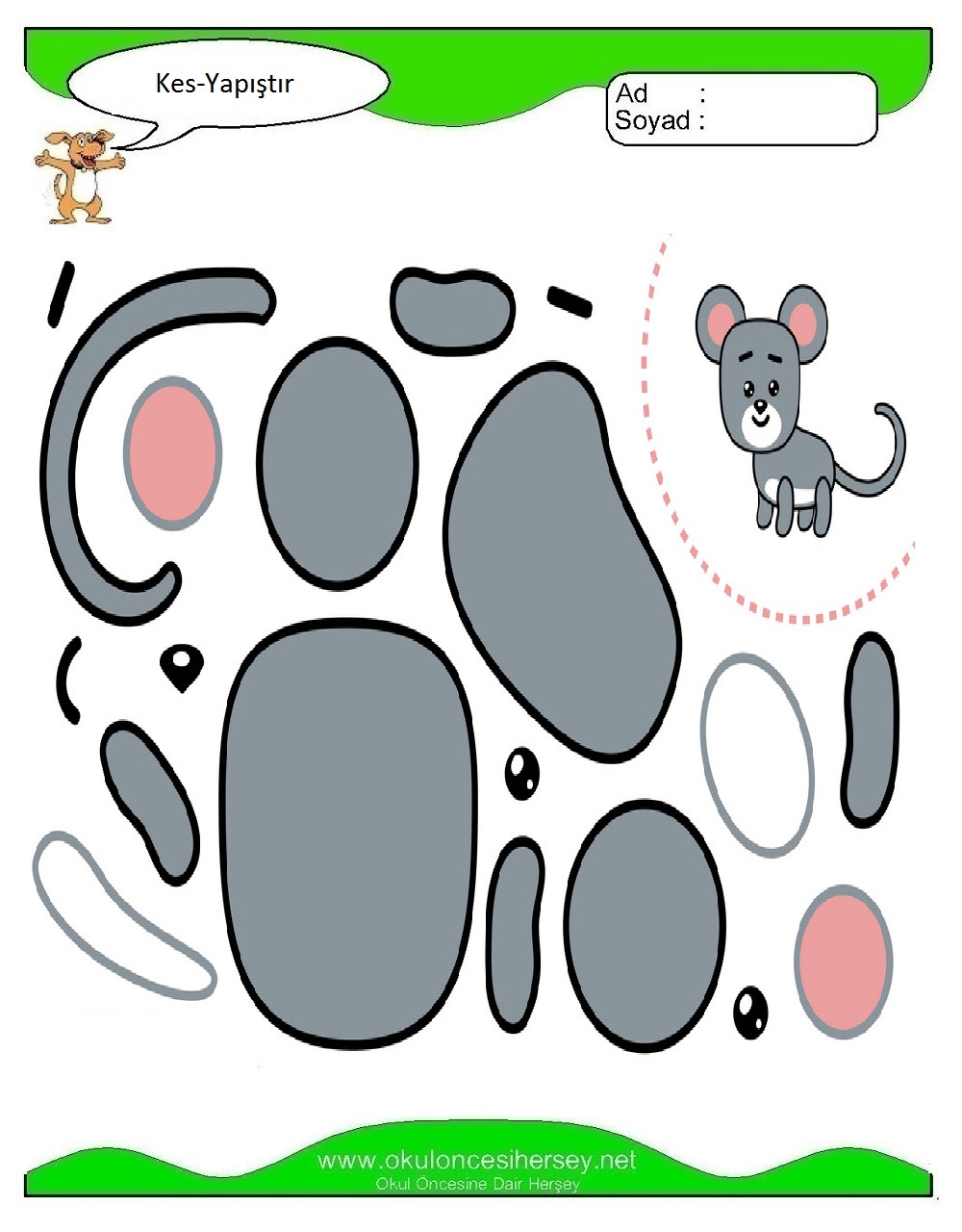 Kes Yapıştır Çalışmaları