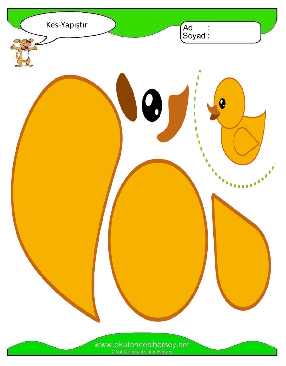 Kes Yapıştır Çalışmaları