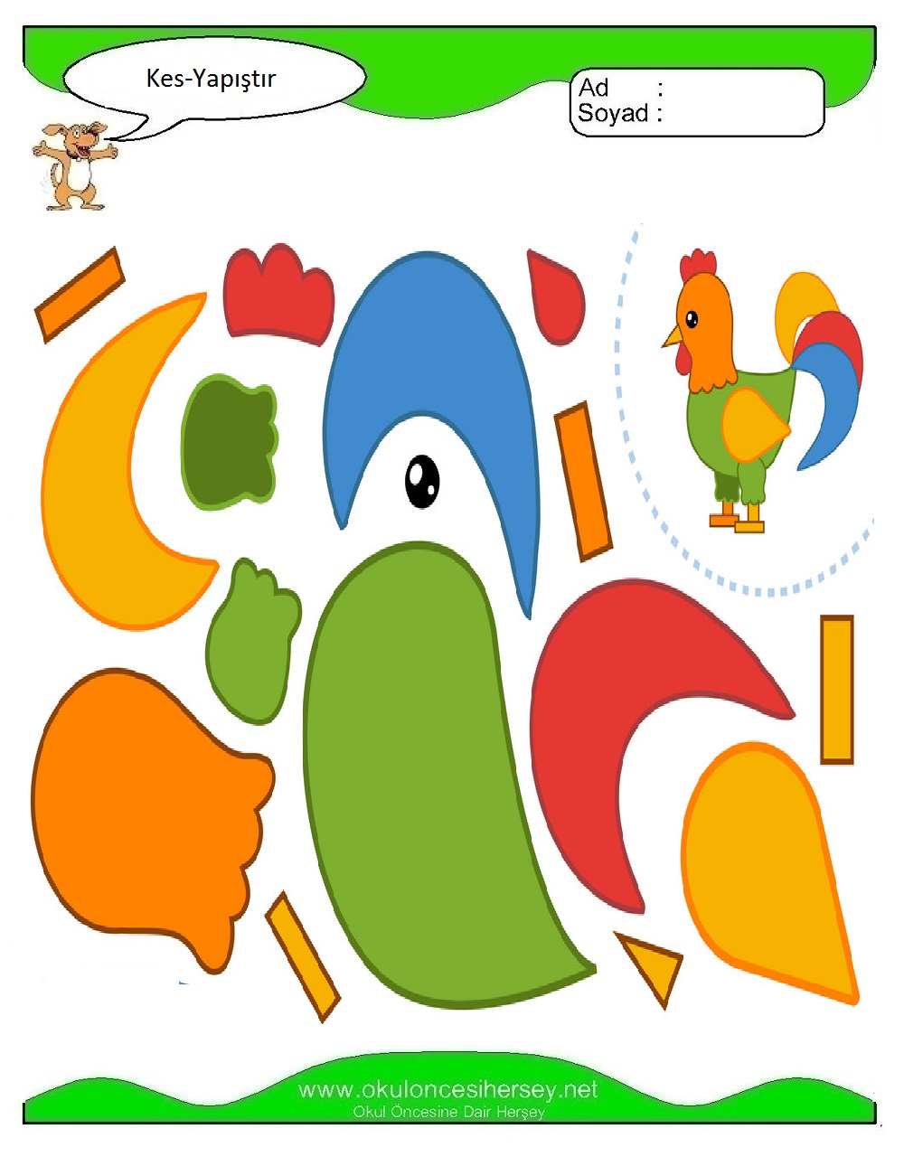 Kes Yapıştır Çalışmaları