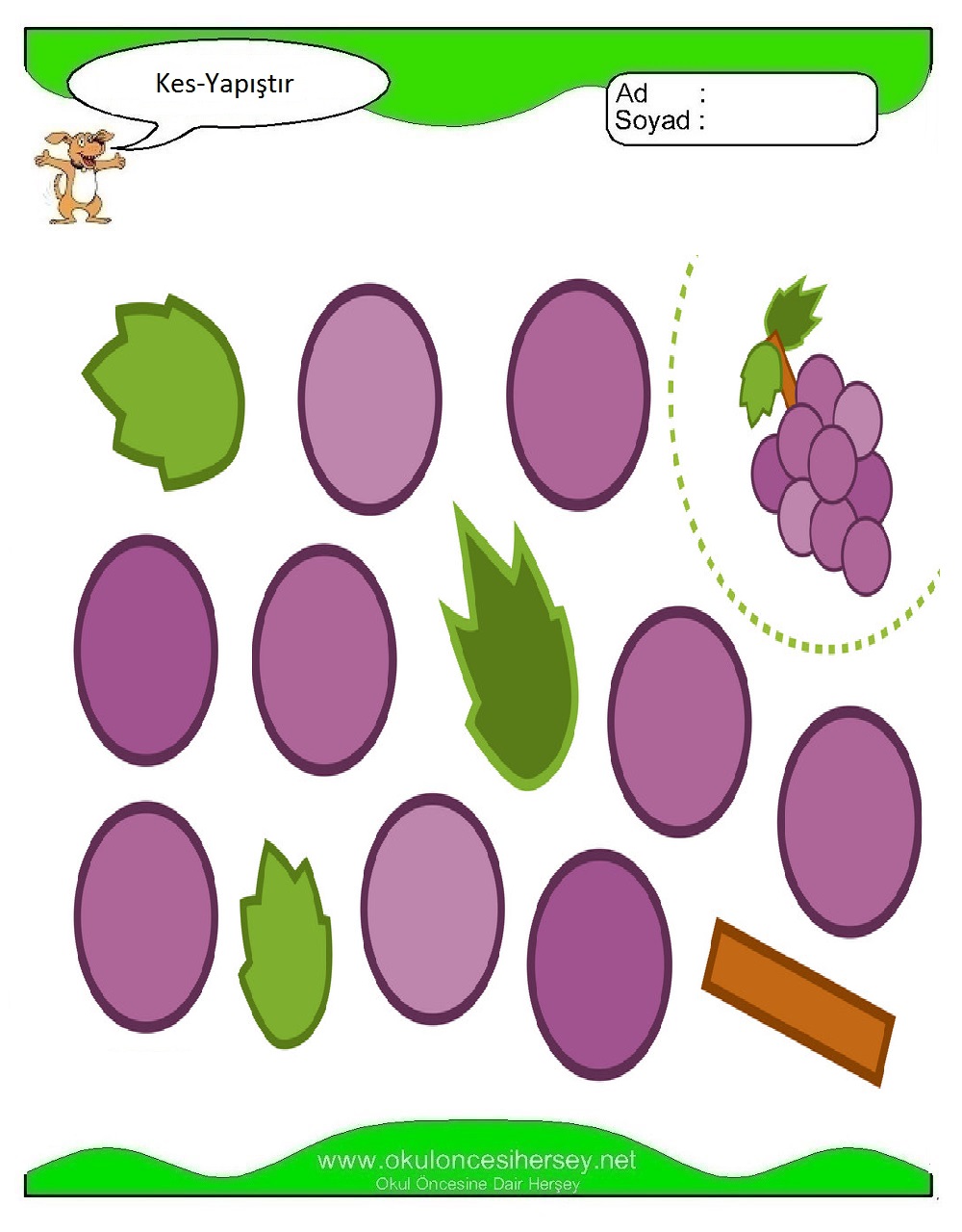 Kes Yapıştır Çalışmaları