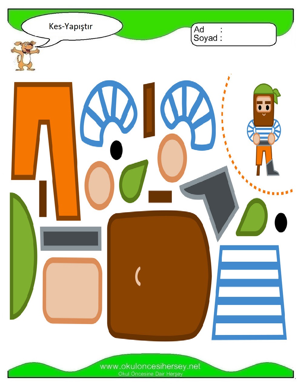 Kes Yapıştır Çalışmaları