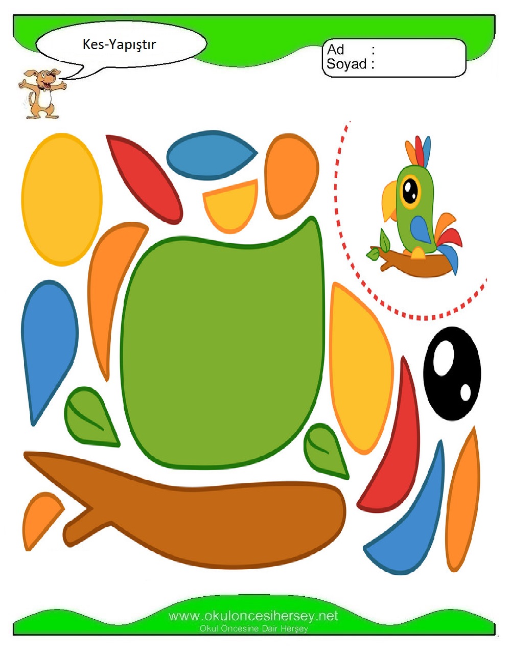 Kes Yapıştır Çalışmaları