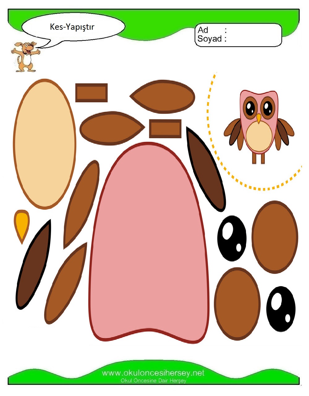 Kes Yapıştır Çalışmaları