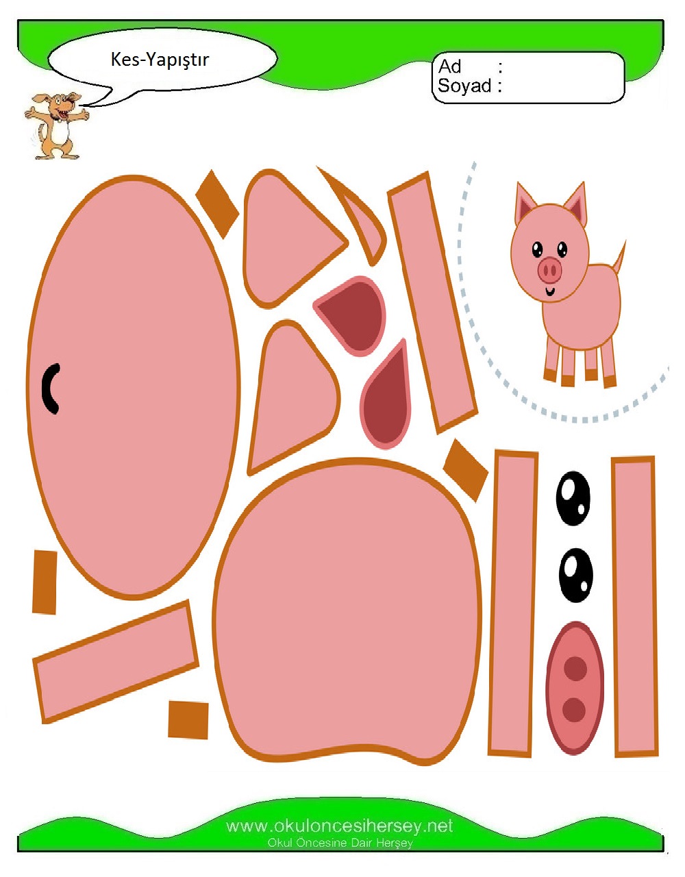 Kes Yapıştır Çalışmaları