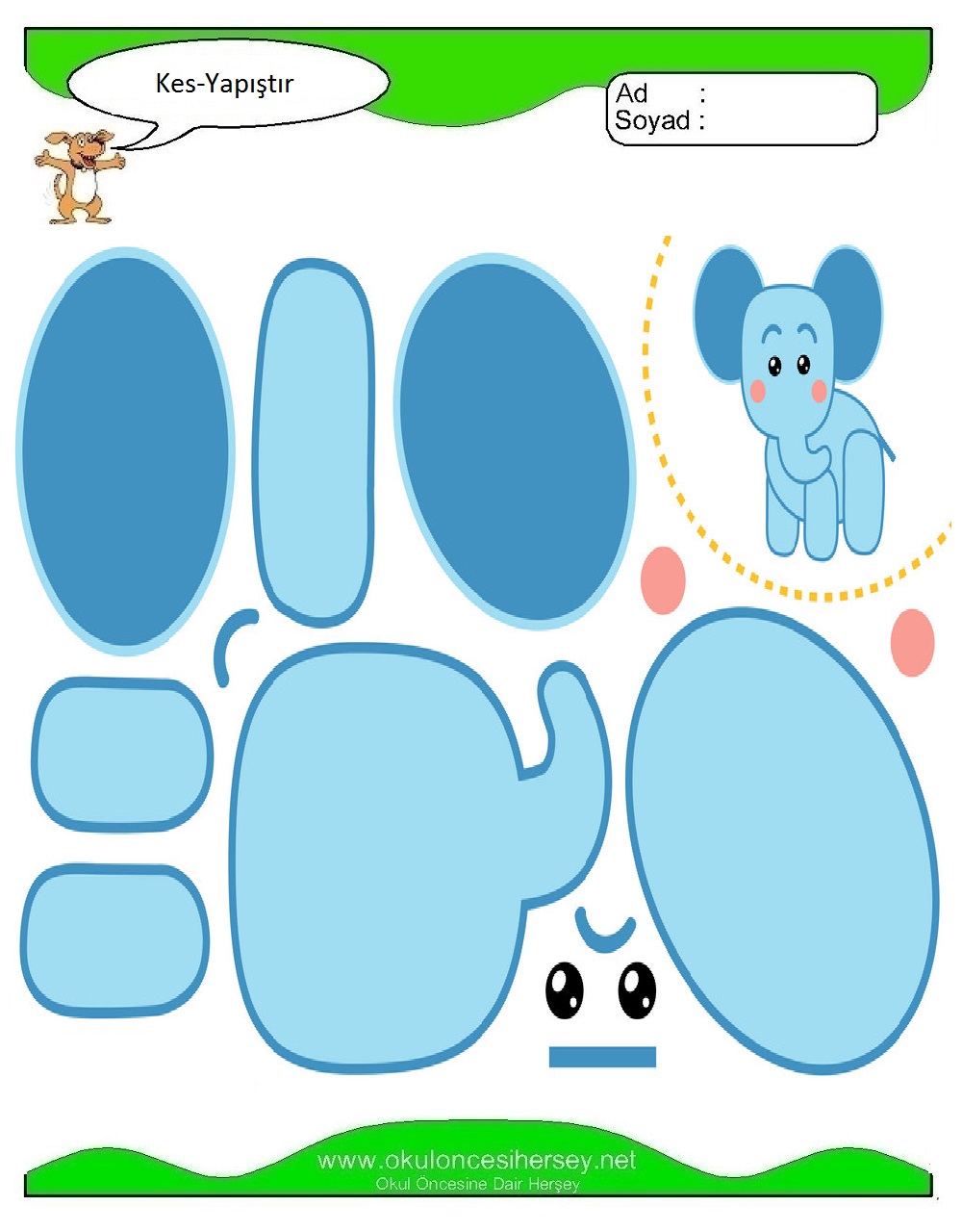 Kes Yapıştır Çalışmaları