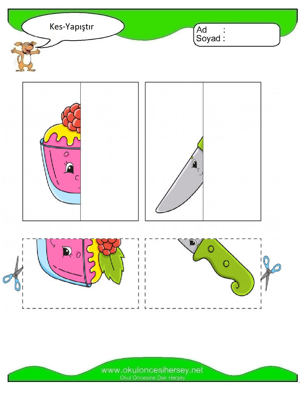 Kes Yapıştır Çalışmaları