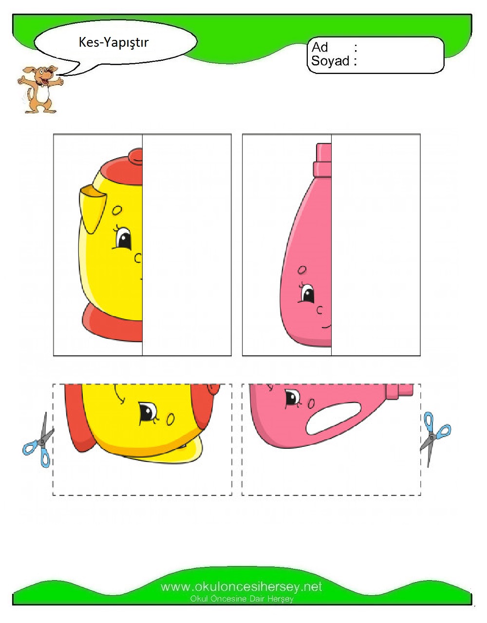 Kes Yapıştır Çalışmaları