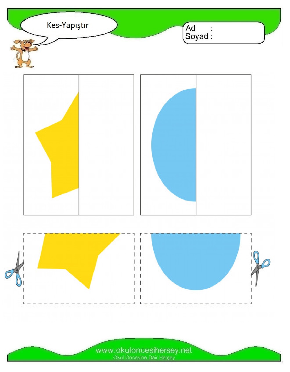 Kes Yapıştır Çalışmaları