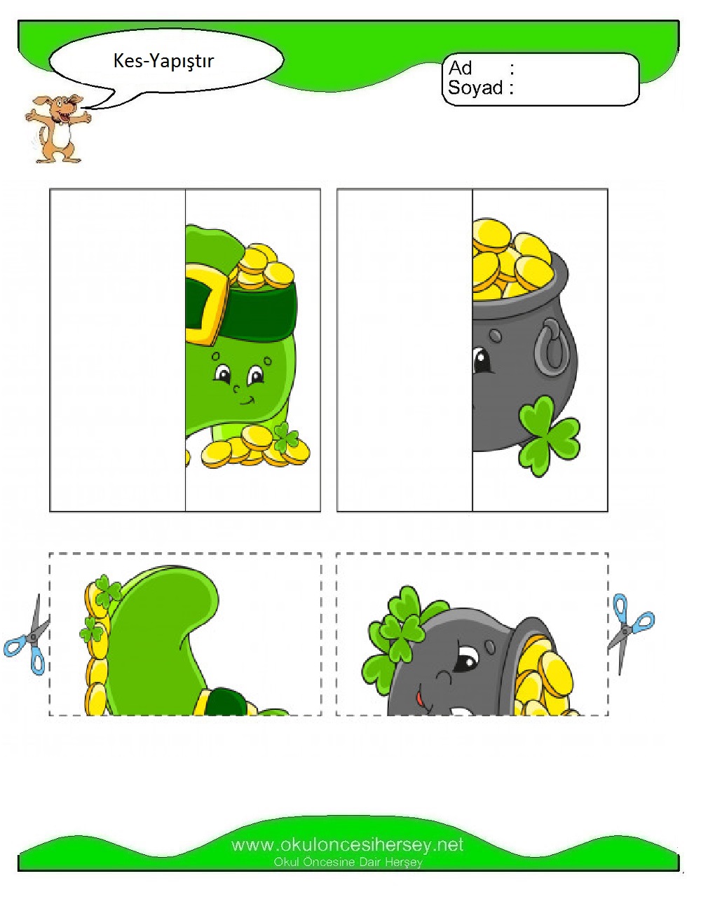 Kes Yapıştır Çalışmaları