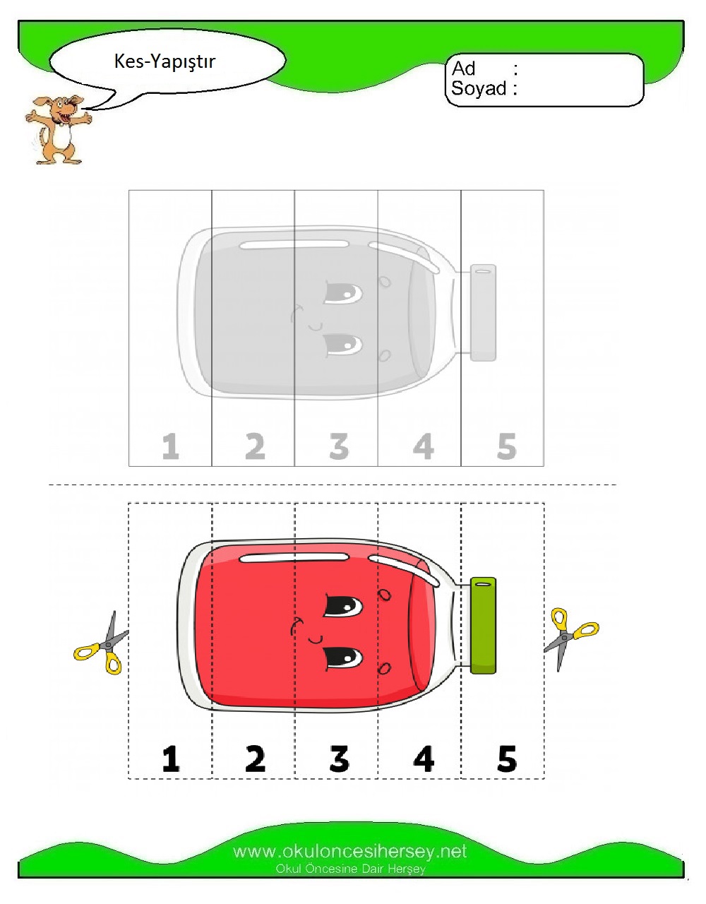Kes Yapıştır Çalışmaları