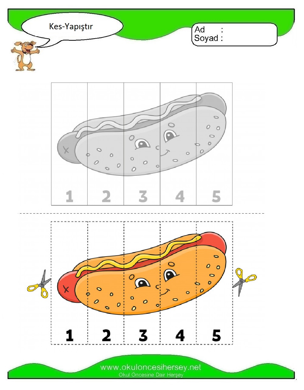Kes Yapıştır Çalışmaları