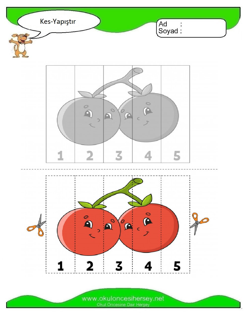 Kes Yapıştır Çalışmaları