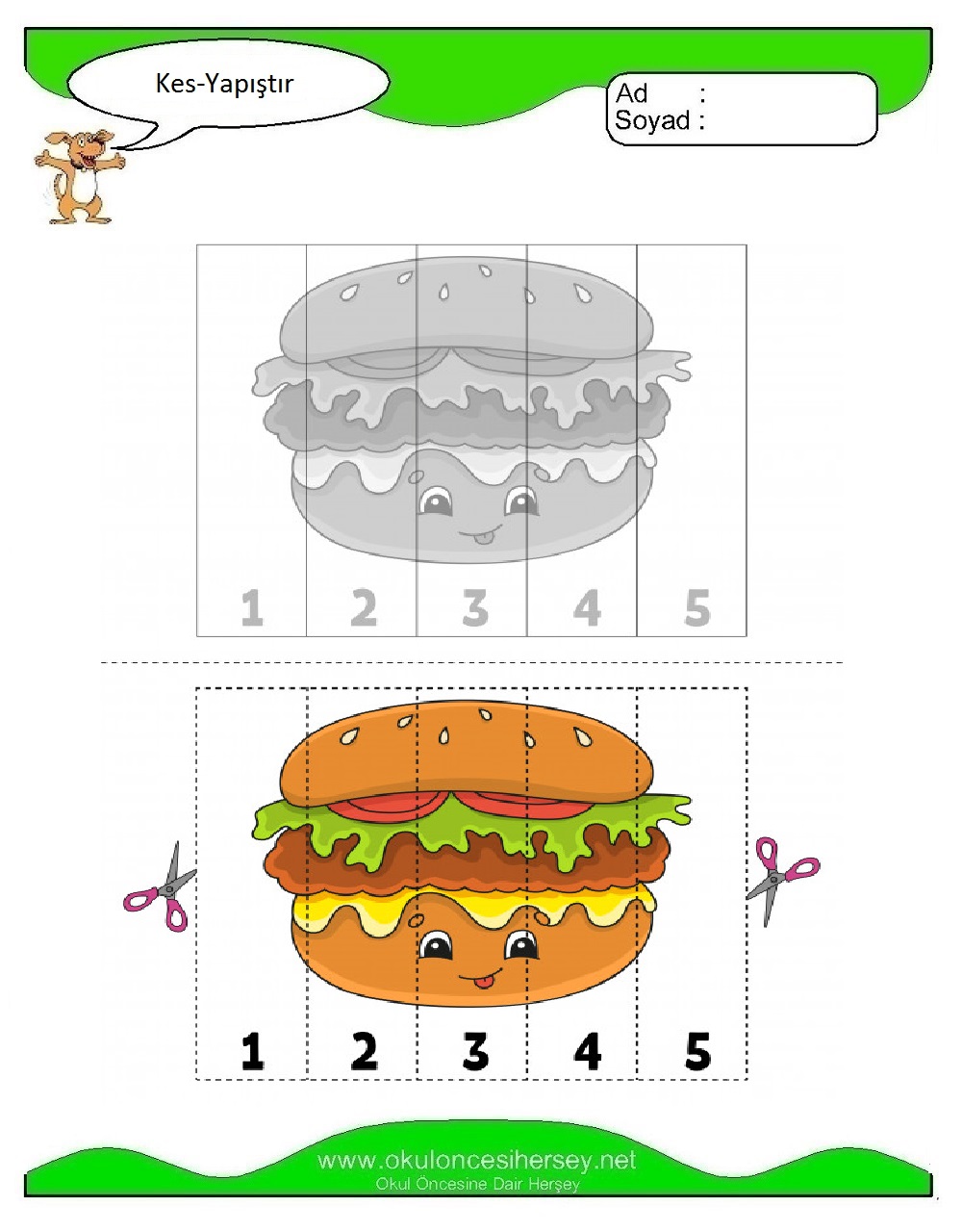 Kes Yapıştır Çalışmaları