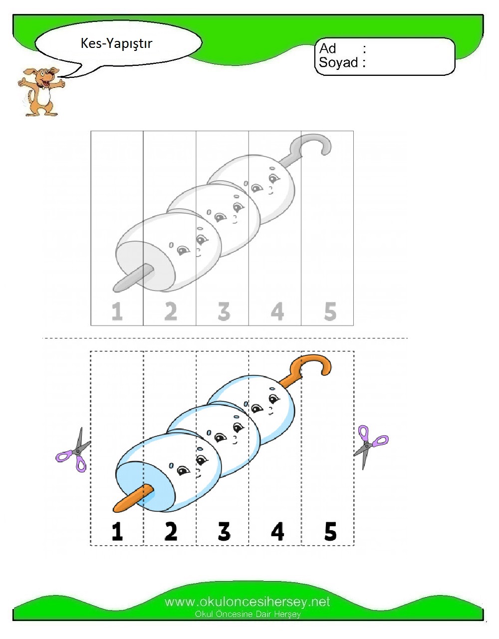 Kes Yapıştır Çalışmaları