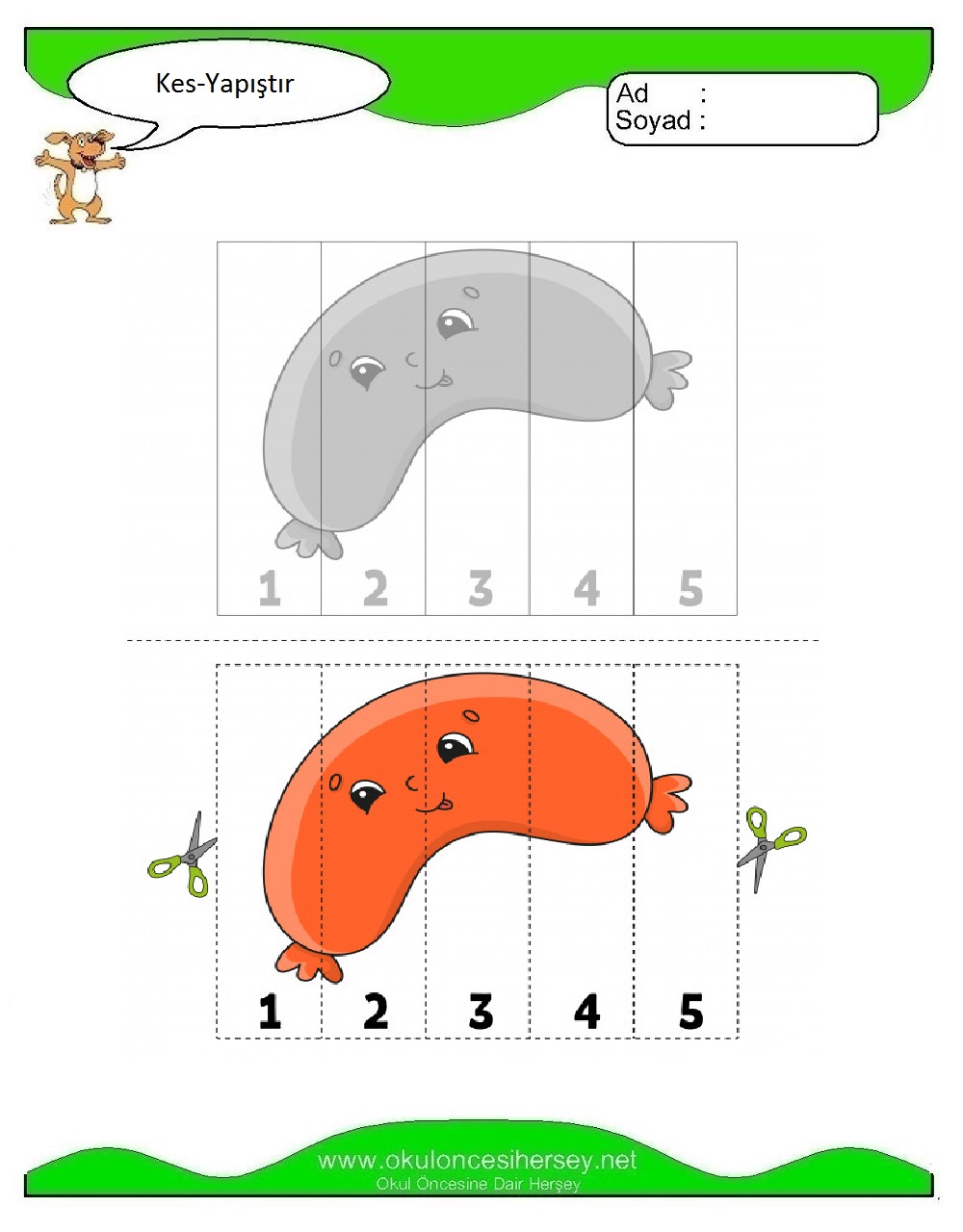 Kes Yapıştır Çalışmaları