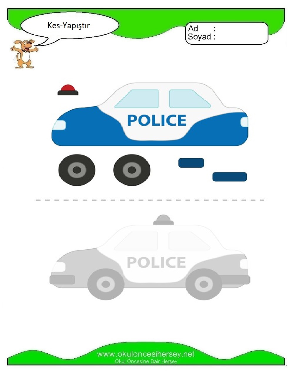 Kes Yapıştır Çalışmaları