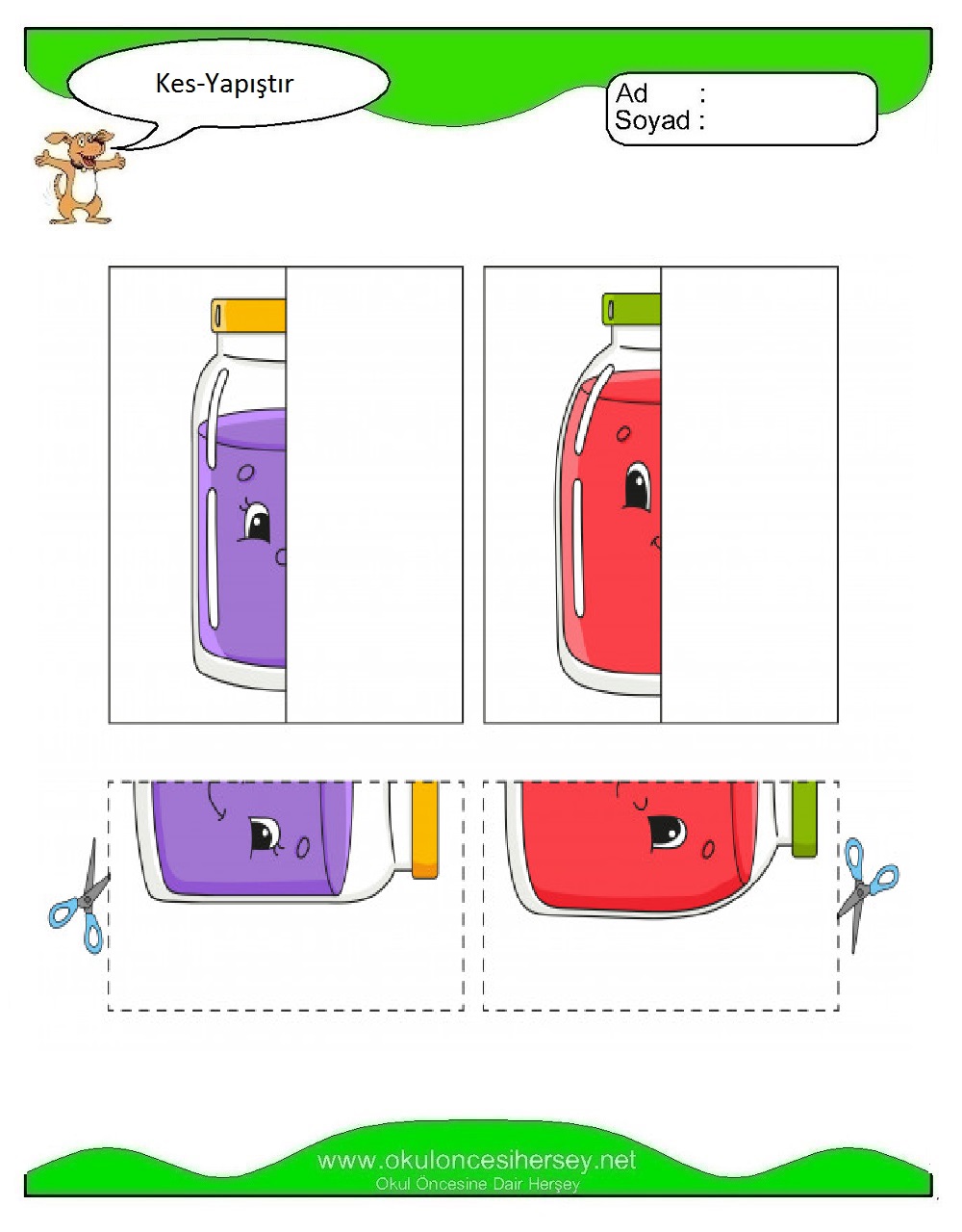 Kes Yapıştır Çalışmaları