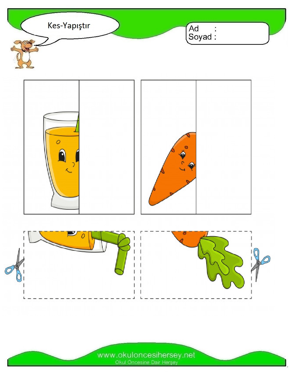 Kes Yapıştır Çalışmaları