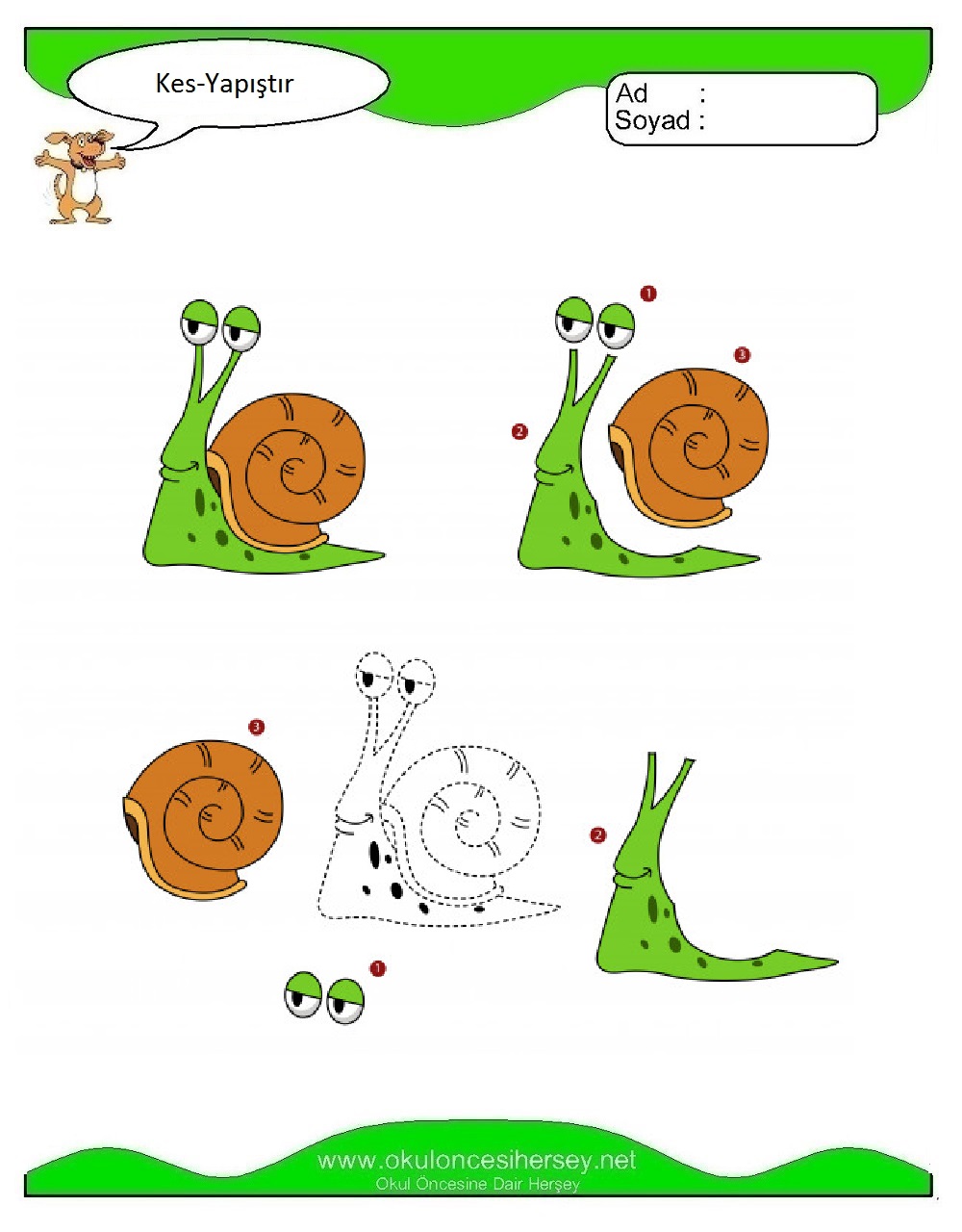 Kes Yapıştır Çalışmaları