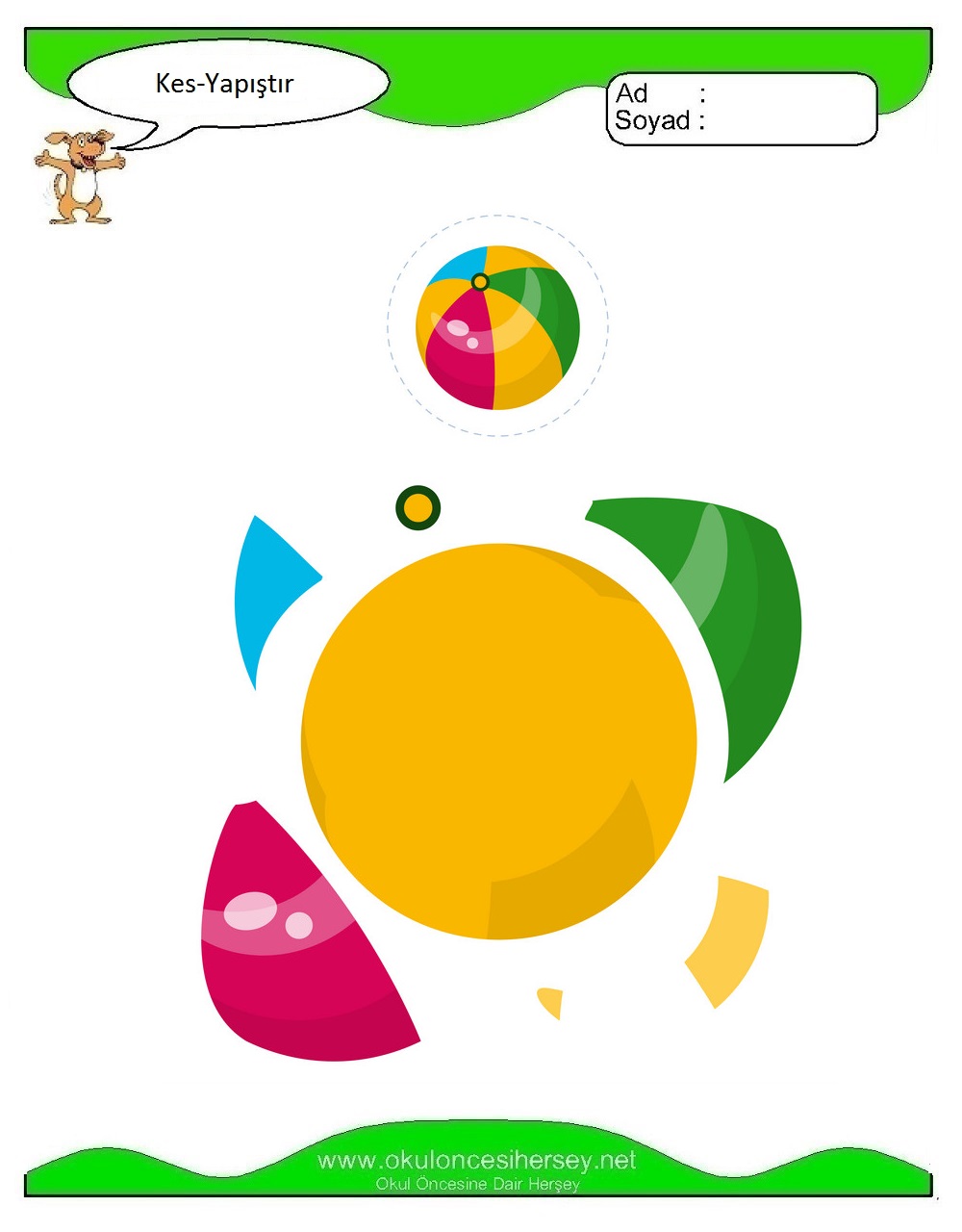 Kes Yapıştır Çalışmaları