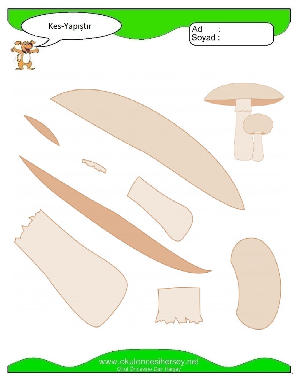 Kes Yapıştır Çalışmaları