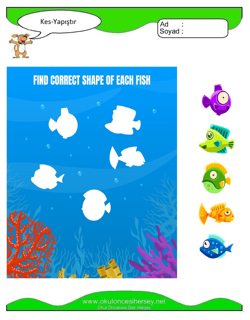 Kes Yapıştır Çalışmaları