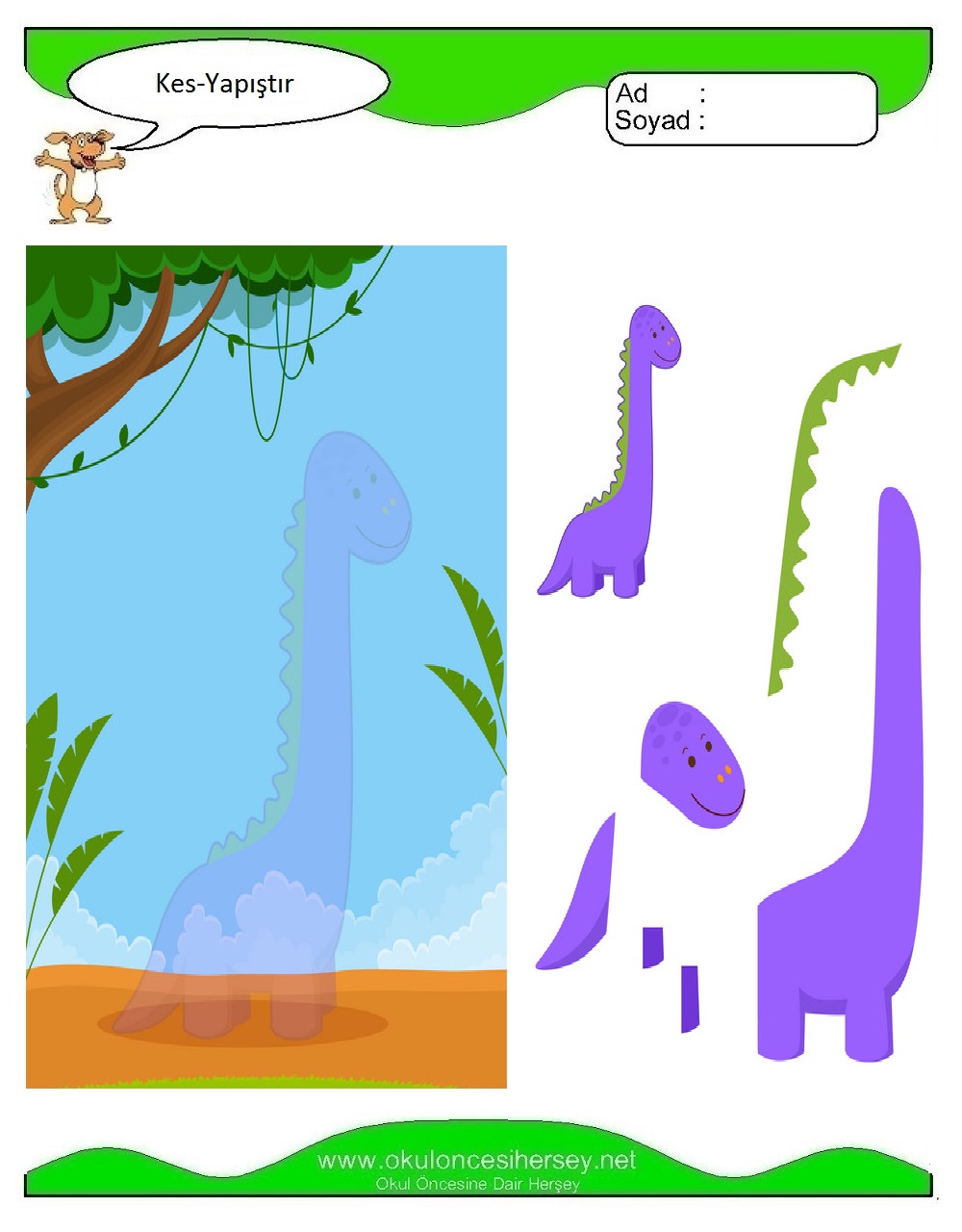 Kes Yapıştır Çalışmaları