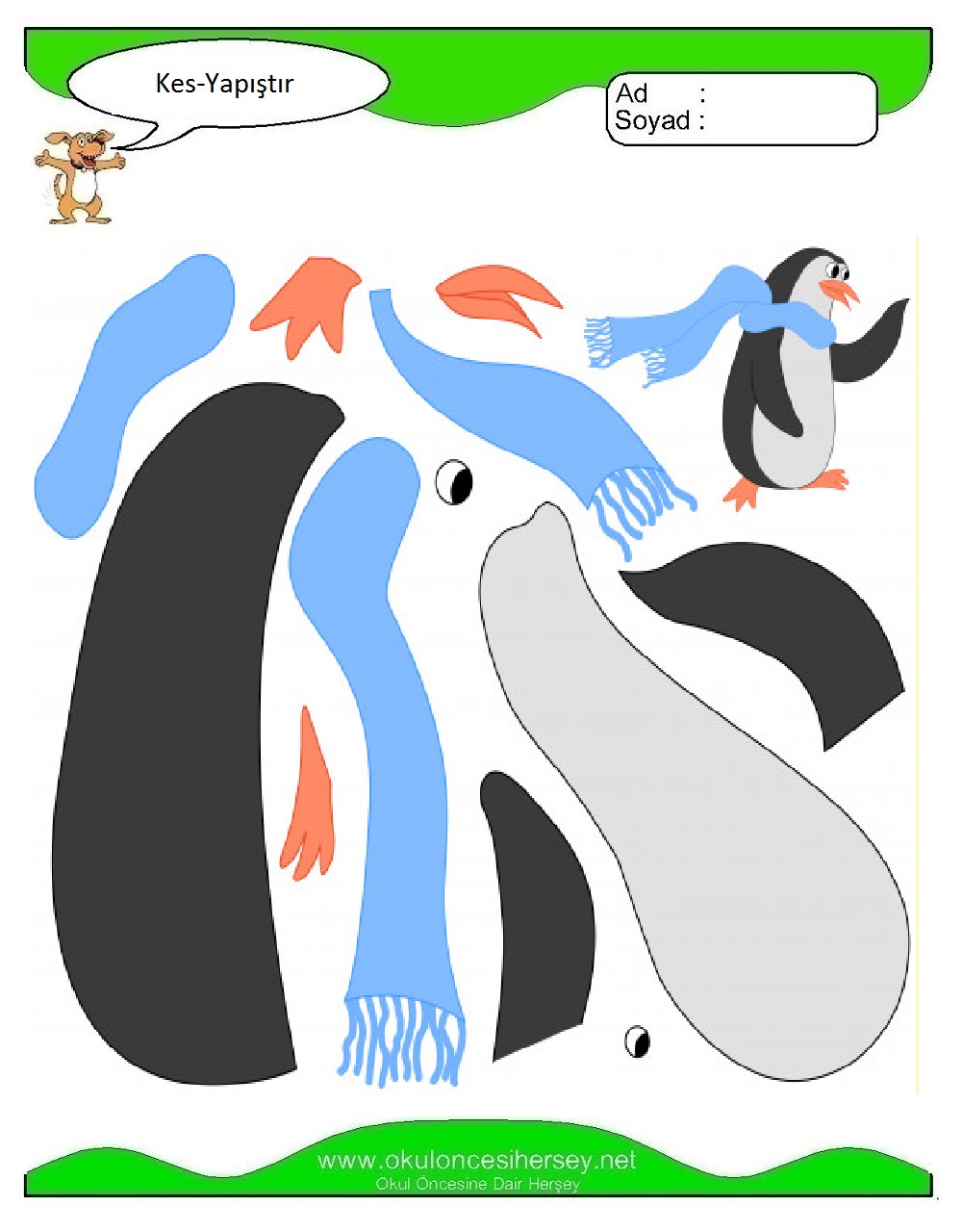 Kes Yapıştır Çalışmaları