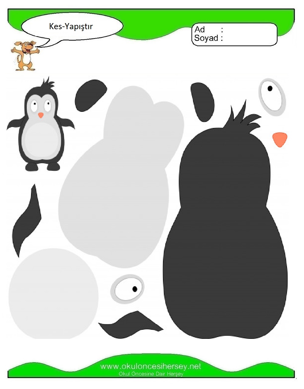 Kes Yapıştır Çalışmaları