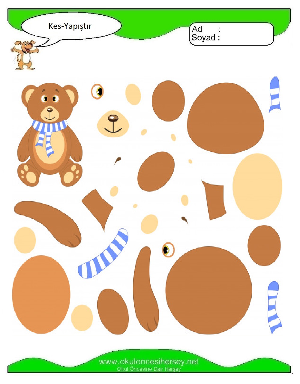 Kes Yapıştır Çalışmaları