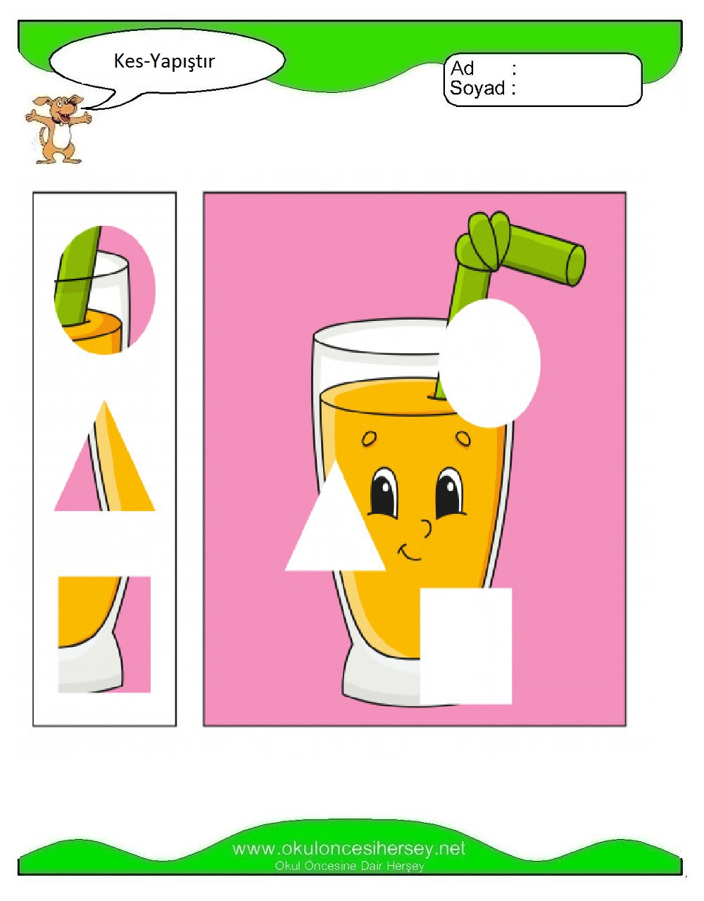 Kes Yapıştır Çalışmaları