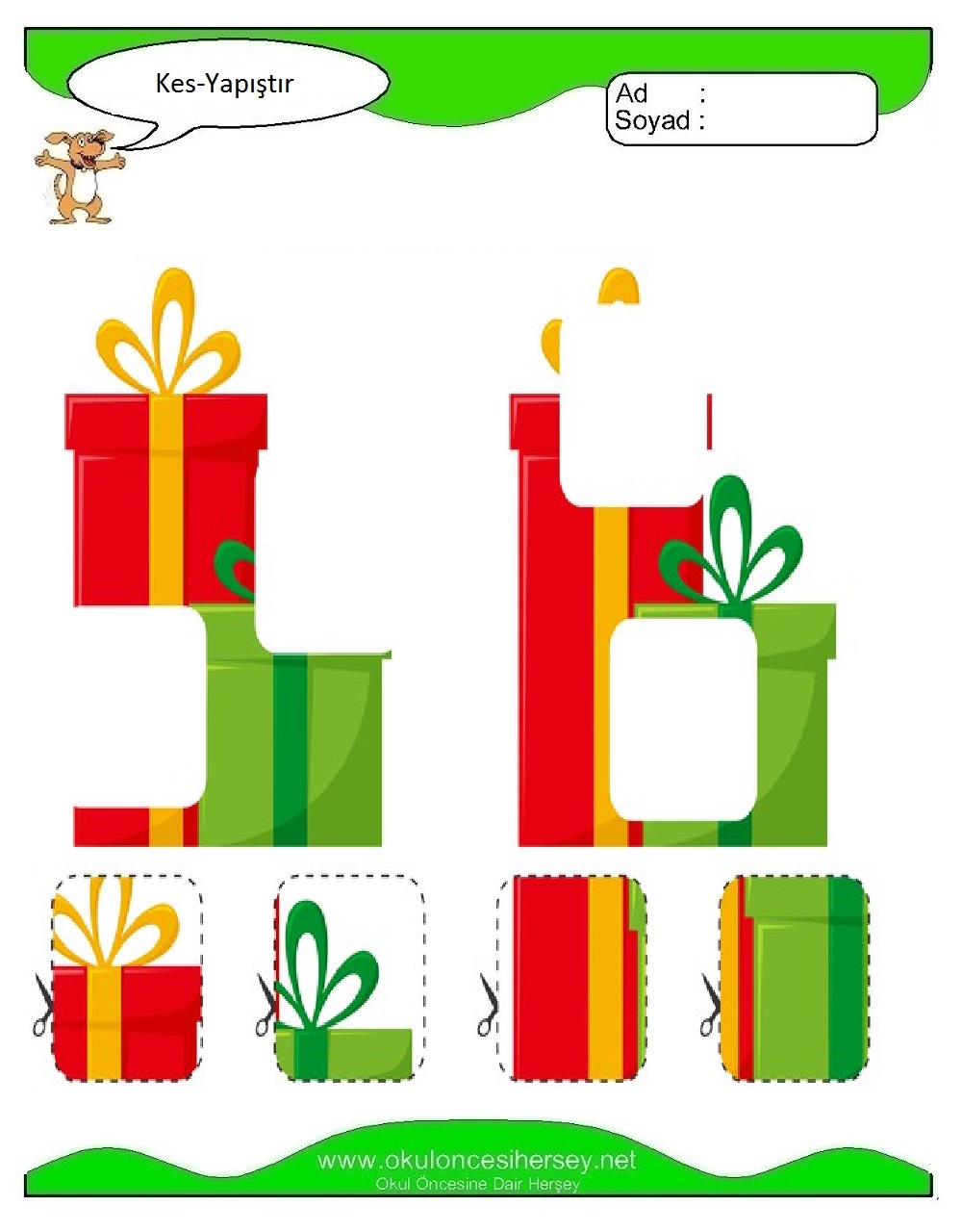 Kes Yapıştır Çalışmaları