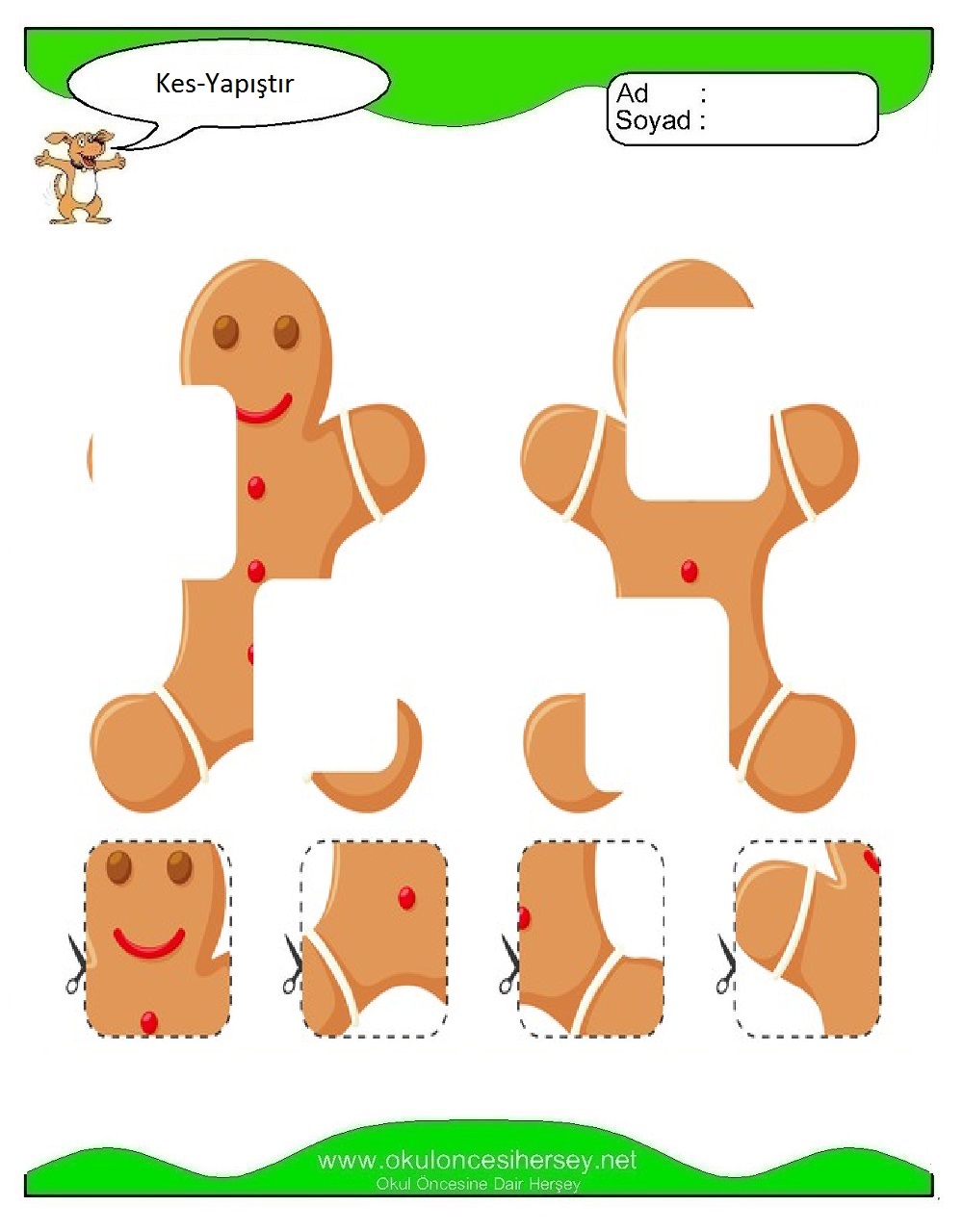 Kes Yapıştır Çalışmaları