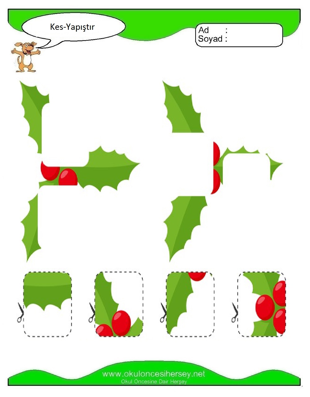 Kes Yapıştır Çalışmaları